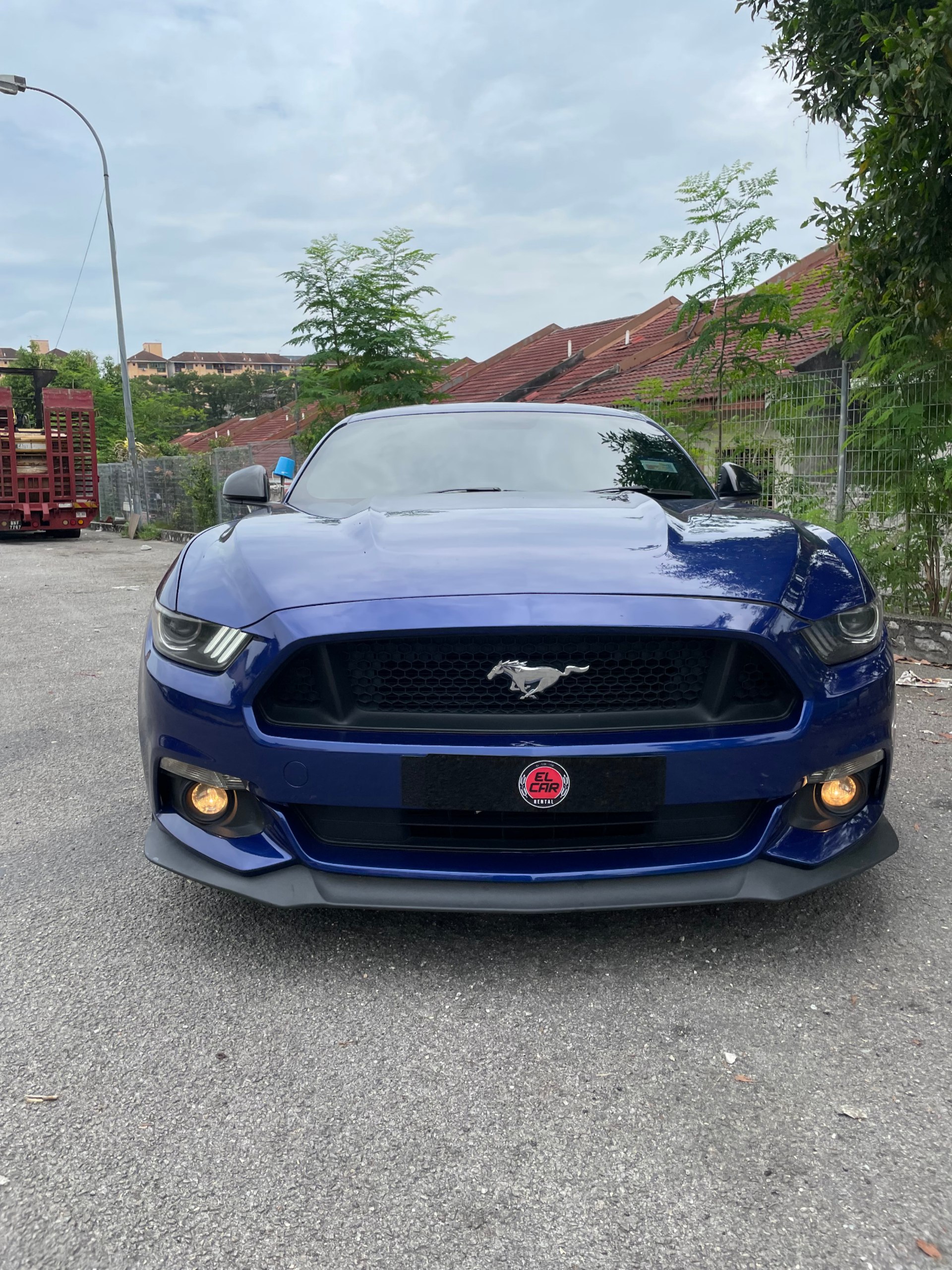 Rent Ford Mustang 5.0 GT blue KL Selangor - Linkfox