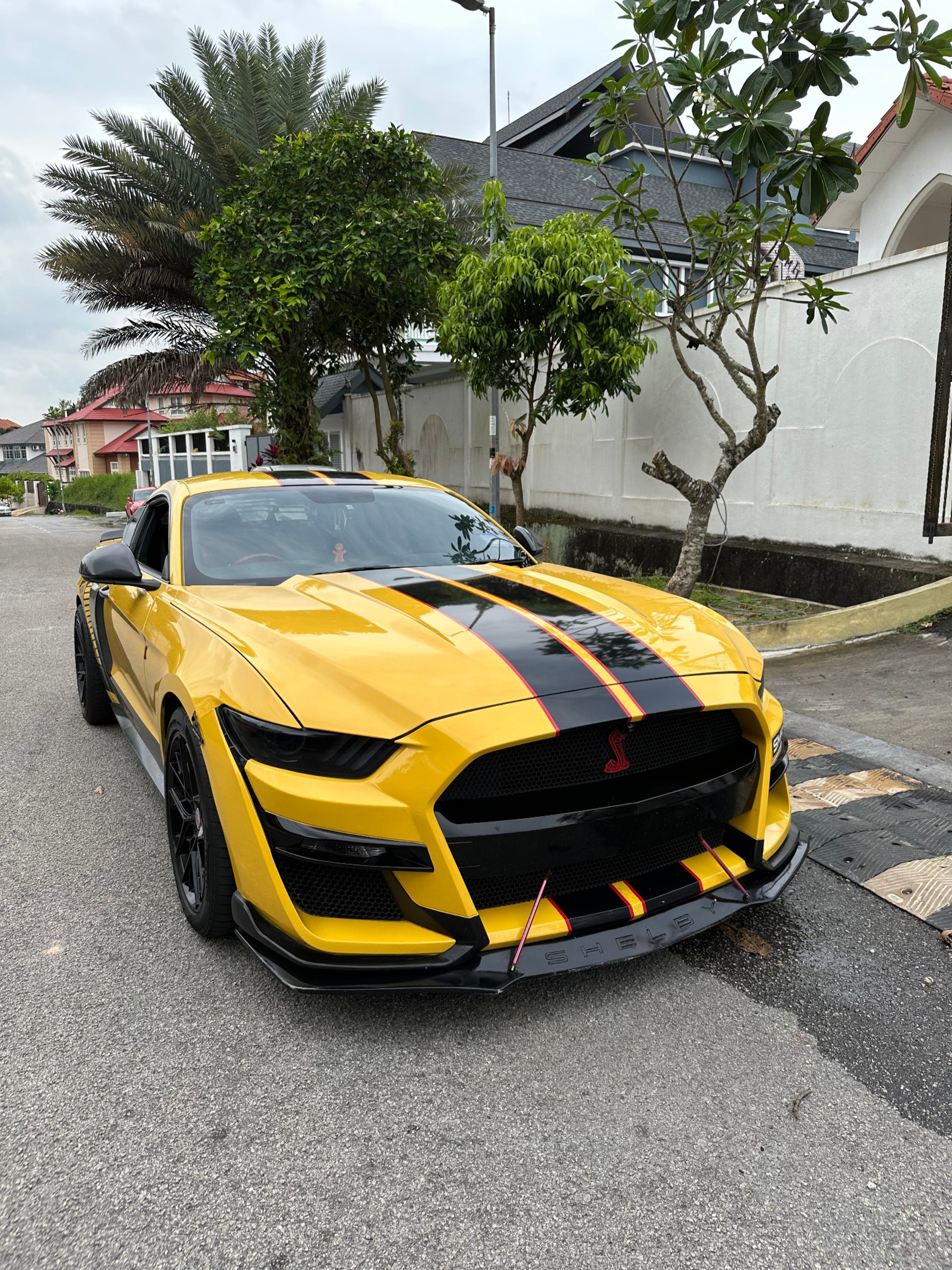 Mustang 5.0 GT yellow rental Selangor