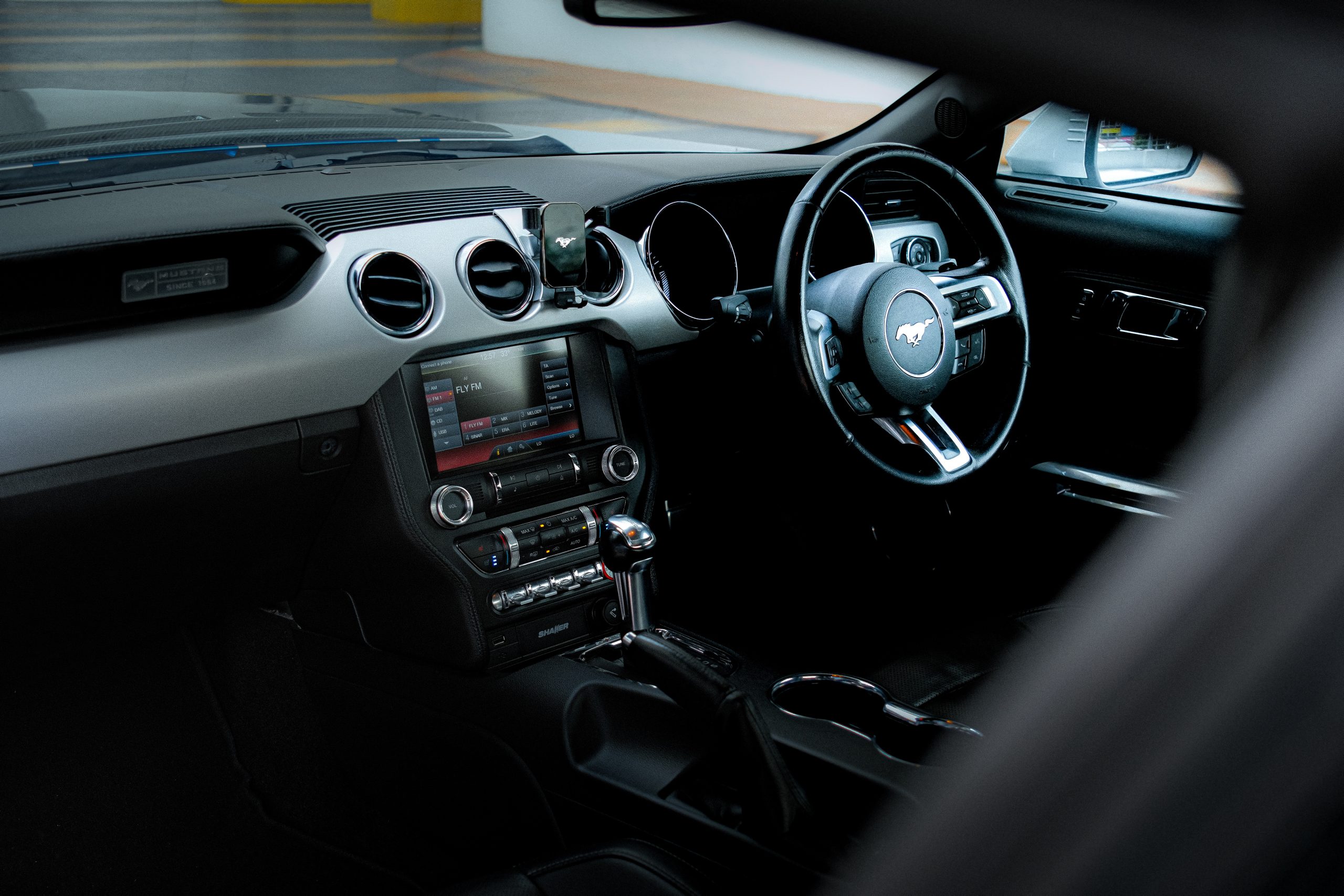 Mustang 5.0 cockpit interior rental KL